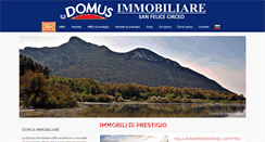 Desktop Screenshot of immobiliaredomus.com