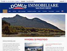 Tablet Screenshot of immobiliaredomus.com