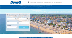 Desktop Screenshot of immobiliaredomus.net