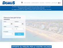 Tablet Screenshot of immobiliaredomus.net